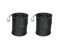 PYBYCEGNZK Poubelle De Voiture Poubelle De Voiture Noire Sac Étanche Pour Petit Isotherme Anti-fuite Avec Poche Latérale Poubelles Véhicule(A-2pcs)