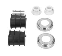 Pyhodi Brides de Pont de Piscine, 304 Supports D'échelle d'ancrage en Acier en Acier Inoxydable pour Le Tube de 42 Mm Au-Dessus du Sol Les échelles de Piscine, Comprend des Accessoires