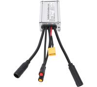 Pyhodi Motor B��rstenloser Controller, 36 V 48 -V -Motor -Sinusregler f��r E Bike Scooter, 6 R?gles 250 W 350W Sinus -Wellenwerkzeug mit Lampenleitung und Wasserdichtstecker f��r