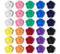PYJLBX Aimant Frigo - 30PCS Petit Aimant Puissant Tournesol 10 Couleurs, Aimants Tableau Magnétique Décoratifs, Mini Aimant Plat Magnet Frigo Aiment pour Tableau Blanc, Réfrigérateur, Bureau, École