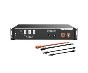Pylontech 1 batterie LiFePO4 US2000C 2,4 kWh avec jeu de câbles de raccordement à l'onduleur