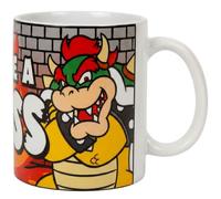 Pyramid America Mug Super Mario Like a Boss - 325 ml - Tasse unique en céramique pour les buveurs de café, cacao et thé - Résistant aux éclats et imprimé des deux côtés
