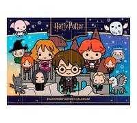 Pyramid Calendrier de l'Avent Harry Potter – 24 surprises : stylos, crayons, gommes (35x25x3 cm)
