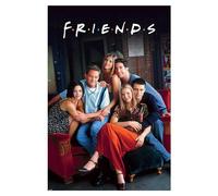 Pyramid International Affiche encadrée Friends dans Central Park Poster Maxi