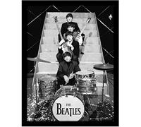 Pyramid International Affiche encadrée The Beatles dans un cadre (motif séance photo) - 30 x 40 cm - Produit officiel