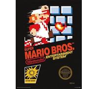 Pyramid International Affiche Super Mario Bros. pour Nintendo Entertainment System, 30 x 40 cm - Vintage