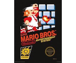 Pyramid International Affiche Super Mario Bros. pour Nintendo Entertainment System, 30 x 40 cm - Vintage