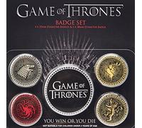 Pyramid International Badge Game of Thrones The Four Houses, Multicolore, 10 x 12,5 x 1,3 cm