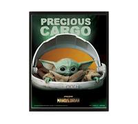 Pyramid International - Cadre lenticulaire 3d - Vrai effet de mouvement et de profondeur - Star wars - Yoda - Idée cadeau anniversaire - 25.5x20.5 - Licence officielle