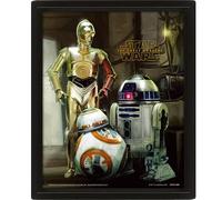 Pyramid International - Cadre Star Wars - The Force Awakens - Effet 3D - 25 x 20 cm - Licence Officielle