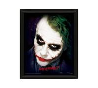Pyramid International - Cadre The Joker - Why so Serious? - Effet 3D - 25 x 20 cm - Licence Officielle