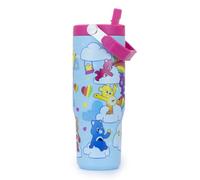 Pyramid International Care Bears - Pichet avec paille et couvercle, corps à double paroi en acier inoxydable, garde votre boisson fraîche, couvercle à vis avec paille en polyéthylène, sans BPA, taille