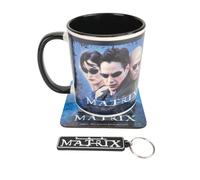 Pyramid International Coffret cadeau officiel The Matrix | Comprend un dessous de verre et un porte-clés