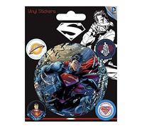 Pyramid International DC Comics (Superman) Stickers muraux en Vinyle, Papier, Multicolore, 10 x 12.5 x 1.3 cm