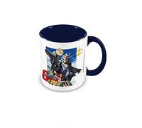 Pyramid International Gundam Mug Gundam Mobile Suit Design 325 ml en céramique bleue et blanche, tasse à café et grande tasse dans une boîte cadeau de présentation - Produit officiel Gundam