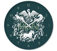 Pyramid International Harry Potter Horloge Murale dans Une boîte Cadeau Motif Expecto Patronum Diamètre 25 cm Produit Officiel