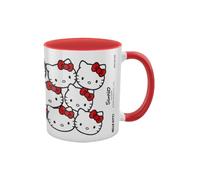 Pyramid International Hello Kitty (Beaucoup de chatons) Tasse intérieure en céramique de couleur rouge - 315 ml - Taille unique