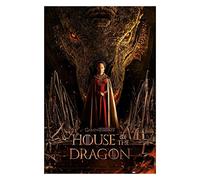 Pyramid International House Of The Dragon Poster Trône (taille unique) (noir/rouge), Noir/Rouge, taille unique