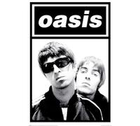 Pyramid International Maxi poster Oasis (Gallaghers) - Impression murale officielle Oasis pour les fans de musique - 61 cm x 91 cm - Poster décoratif pour chambre à coucher, studio ou dortoir