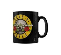 Pyramid International MGB26311 Guns N' Roses (Logo Balle) Tasse à café noire, céramique, 325 ml