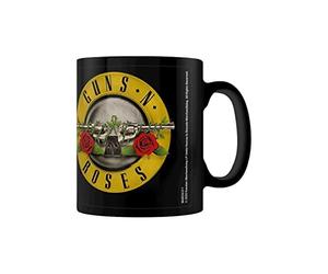 Pyramid International MGB26311 Guns N' Roses (Logo Balle) Tasse à café noire, céramique, 325 ml