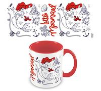 Pyramid International MGC27321 Tasse à café en céramique La Petite Sirène dans une boîte cadeau, capacité de 325 ml, rouge