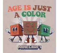Pyramid International Minecraft (Age is Just a Color) Toile murale décorative colorée pour salles de jeux, chambres d'enfants ou espaces de fans de Minecraft 76,2 x 76,2 cm