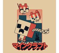 Pyramid International Minecraft (Creeper & Cats) Toile murale 76,2 x 76,2 cm - Œuvre d'art amusante et fantaisiste avec Creeper et chats, idéale pour la chambre de tout fan de Minecraft
