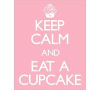 Pyramid International Mini poster « Keep Calm and Eat a Cupcake », multicolore, 40 x 50 x 1,3 cm