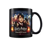 Pyramid International Mug noir Harry Potter (20 ans de la magie du film) - 315 ml - Tasse en céramique - Taille unique