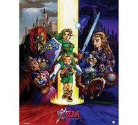 Pyramid International Ocarina Of Time The Legend Of Zelda Mini Poster Plastique/Verre Multicolore 40 x 50 x 1,3 cm