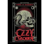 Pyramid International Ozzy Osbourne (Prince des ténèbres) Impression collector 30 x 40 cm - Art mural sous licence officielle, poster de musique Heavy Metal pour les fans