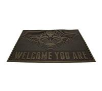 Pyramid International - Paillasson en caoutchouc - Star Wars - Yoda - Antidérapant - Idée cadeau anniversaire - 40x60cm - Licence officielle