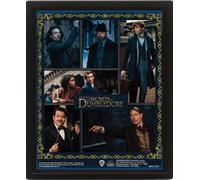 Pyramid International Poster 3D Les Bêtes Fantastiques Les Secrets de Dumbledore 25 cm x 20 cm x 1,3 cm dans un cadre