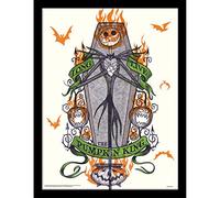 Pyramid International Poster Disney L'Étrange Noël de monsieur Jack Skellington (motif ombres colorées) 30 cm x 40 cm - Produit officiel
