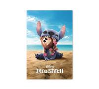 Pyramid International - Poster Lilo & Stitch - Live Action Moana - At the Beach - Poster cinéma - 61 x 91,5 cm