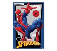 Pyramid International Poster Marvel Spider-Man Meanwhile - 61 x 91,5 cm - Décoration murale de super-héros pour salon, salle de jeu et chambre d'adolescent