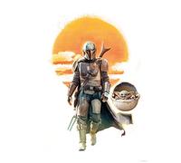 Pyramid International Poster Motif Star Wars avec inscription « The Child Family Trip » 50 x 70 cm