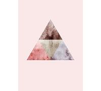 Pyramid International Poster Motif triangles Top Red 50 x 70 cm