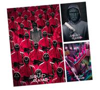 Pyramid International - Affiche Squid Game Gardes - 61 x 91,5 cm - Masked Man - Netflix