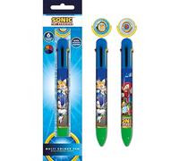 Pyramid International Sonic the Hedgehog Stylo multicolore pour enfants (design rotatif) - Produit officiel