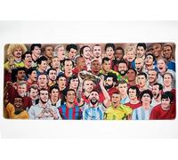 Pyramid International Sous-main XXL Football Legends - 90 cm x 40 cm avec des joueurs emblématiques de l'histoire du football