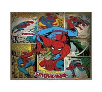 Pyramid International Spider-Man Retro Marvel Comics Mini Poster Plastique/Verre Multicolore 40 x 50 x 1,3 cm