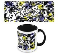 Pyramid International Splatoon Mug (motif graffiti) 325 ml - Tasse à café en céramique pour homme et femme - Produit officiel, noir