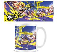 Pyramid International Splatoon Tasse à café en céramique (motif graffiti) 325 ml pour homme et femme - Produit officiel - Blanc