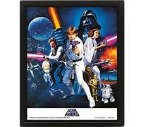 Pyramid International Star Wars Cadre 3D 29 x 24 cm (Un Nouvel Espoir)