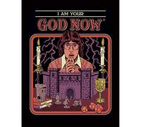Pyramid International Steven Rhodes Affiche encadrée avec inscription « I Am Your God Now » 30 cm x 40 cm - Produit officiel