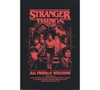 Pyramid International Stranger Things 5 (All Friends Welcome) Maxi poster sous licence officielle Netflix 91,5 cm x 61 cm Taille unique
