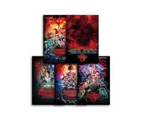 Pyramid International Stranger Things Lot de 5 affiches pour les saisons 1 à 5 61 x 91,5 cm chacune, look rétro pour mur intellectuel, salle de jeux et home cinéma