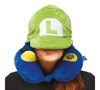 Pyramid International Super Mario (Luigi) Coussin de Nuque - Coussin de Voyage gonflé avec Motif Personnage - Produit Officiel pour Les Fans de Nintendo
